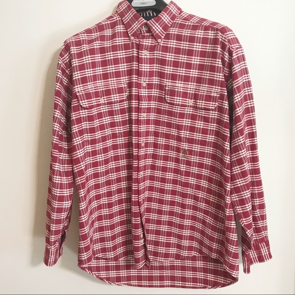 Tommy Hilfiger Other - VTG Tommy Hilfiger Red Flannel Button Down Shirt